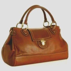 MARC JACOBS Large Guinevere Satchel Bag Espresso